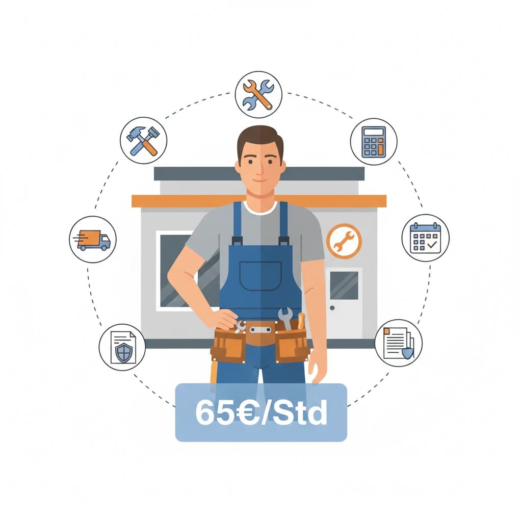 Cover Image for Was kostet eine Meister- und Gesellenstunde im Handwerk 2025?