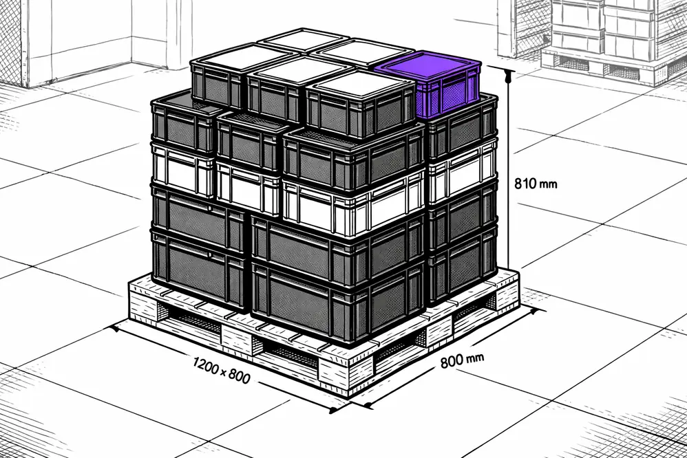 Cover Image for Small Load Carriers (SLC) in Warehousing & Production: Standards, ESD, Automation