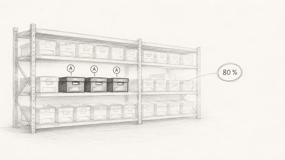 Cover Image for ABC Analysis Warehouse: Classification, Calculation, Example