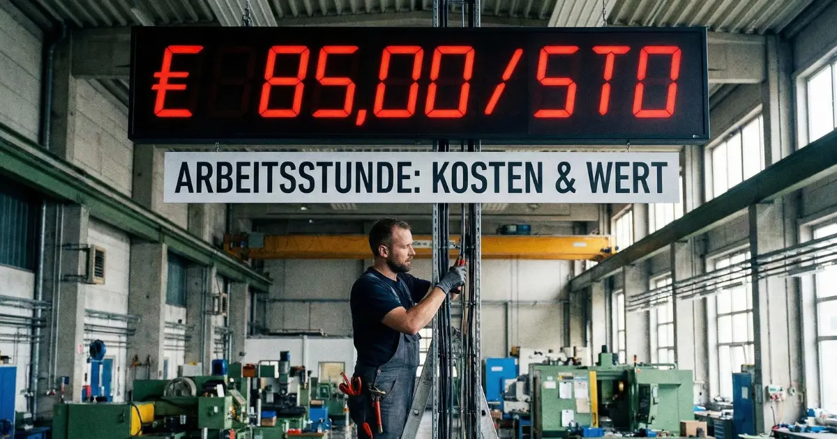 Cover Image for Was kostet eine Meister- und Gesellenstunde im Handwerk 2026?