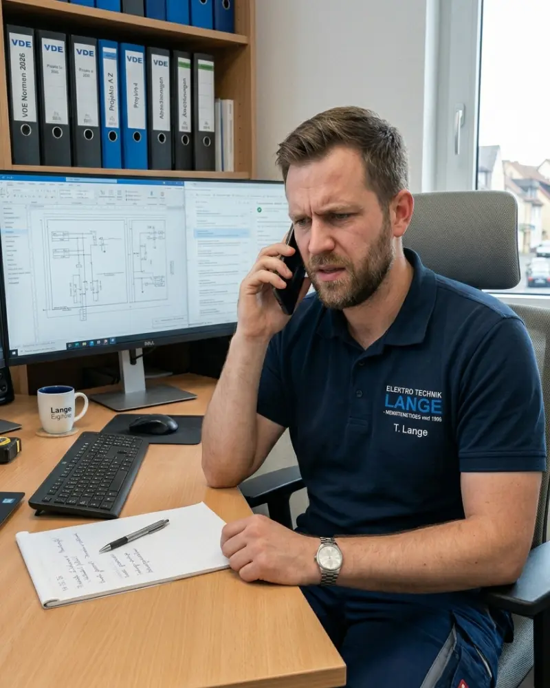 Materiallager bei Elektro Technik Lange
