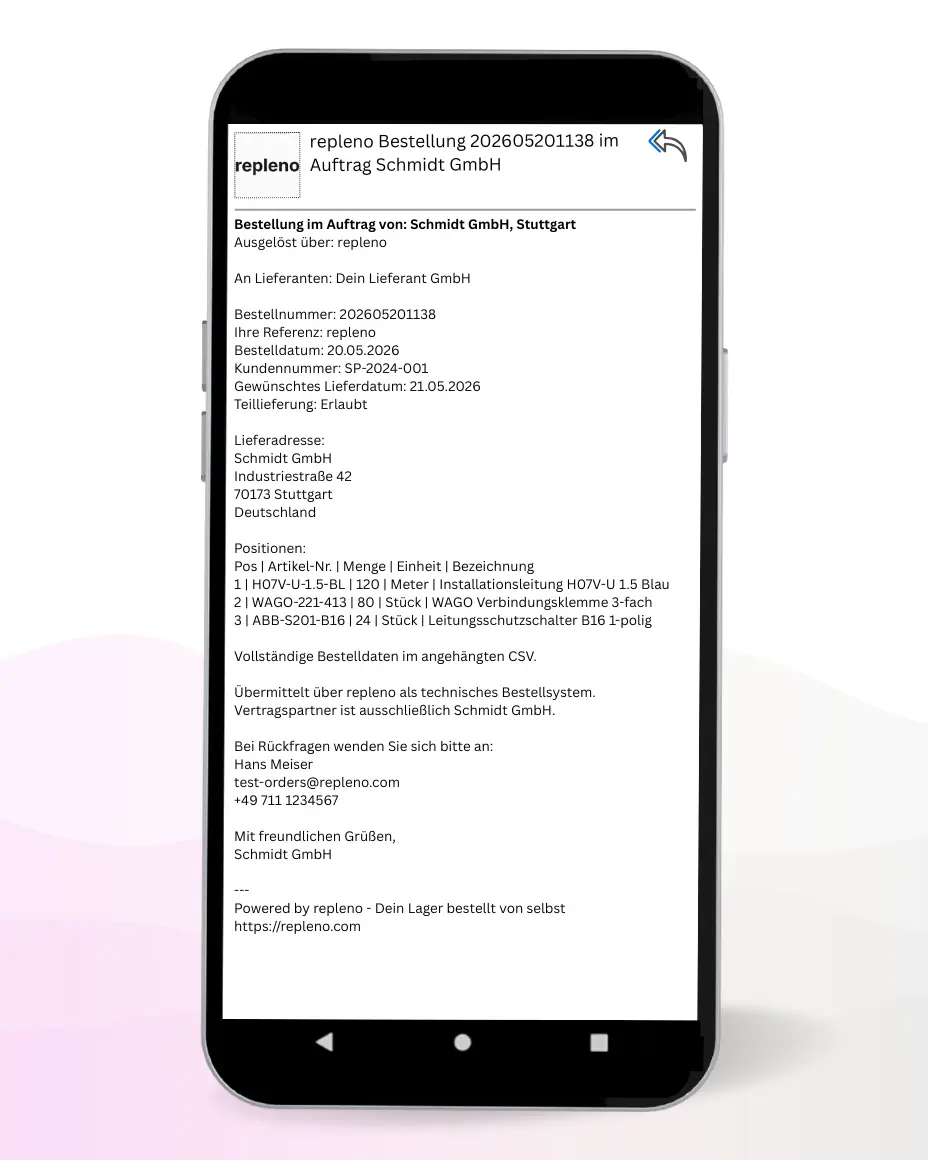 Nicht jeder Scan wird sofort zur Bestellung.