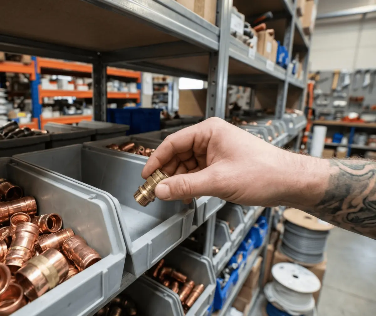 Letztes Fitting verbaut, Material ausgegangen