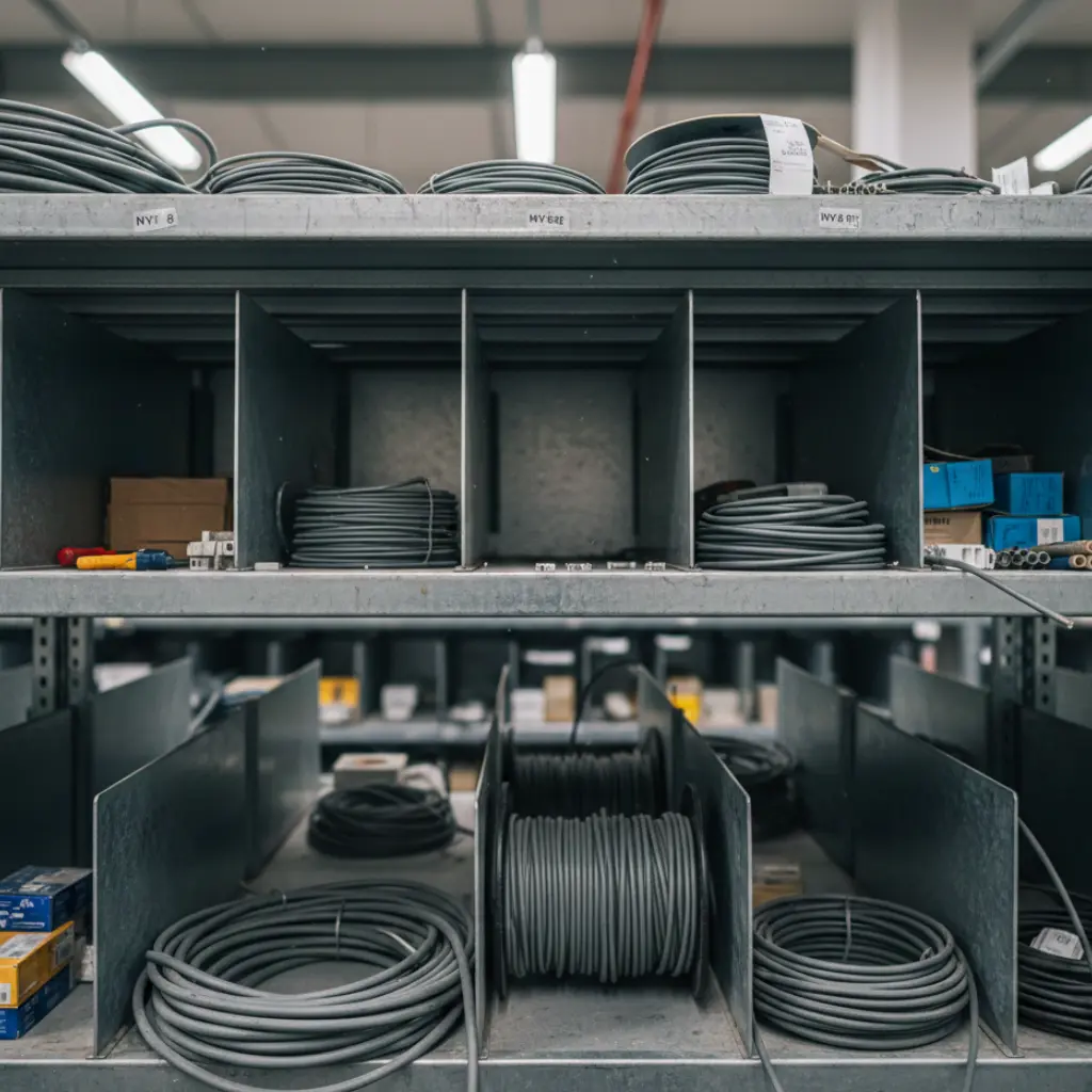 Fehlteile und Chaos im Lager eines Handwerksbetriebs