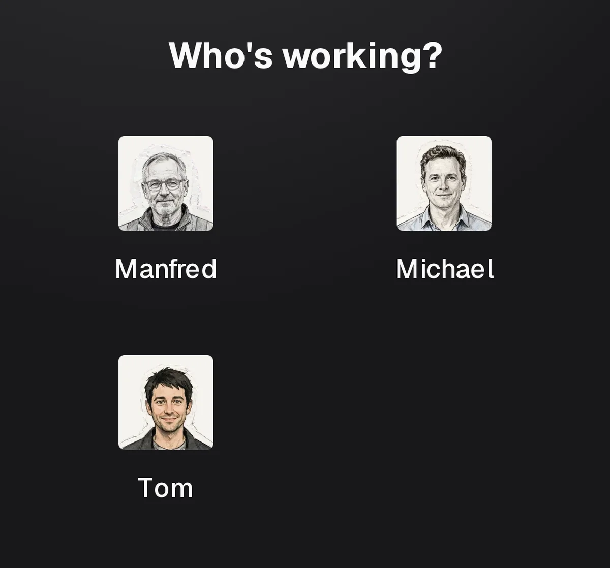 Shared device in repleno: choosing who is working