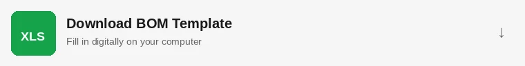 Download BOM Template Excel