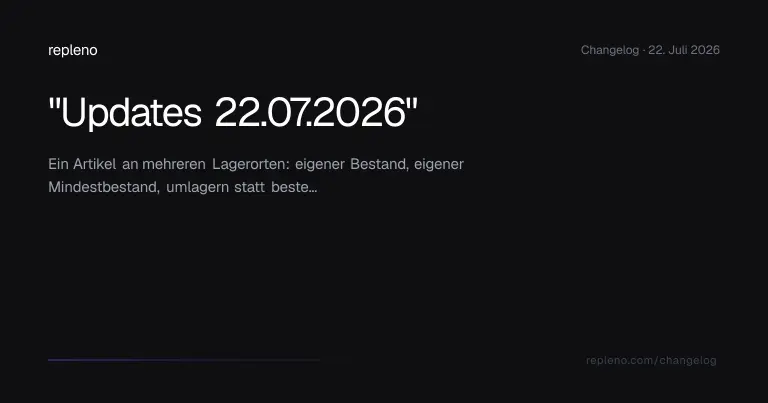 Cover Image for Updates 22.07.2026
