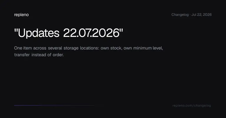 Cover Image for Updates 22.07.2026