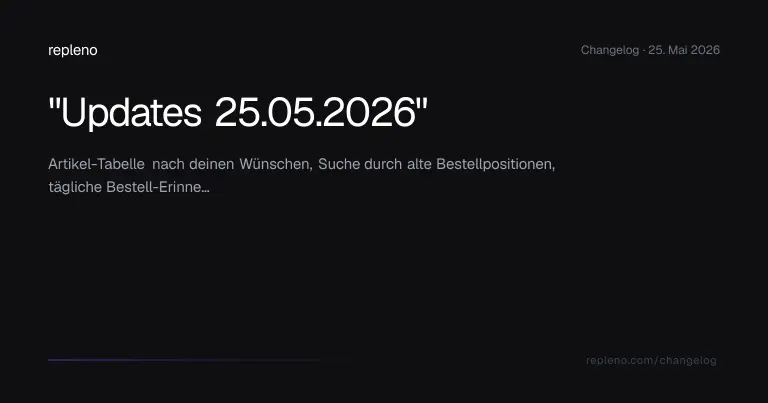 Cover Image for Updates 25.05.2026